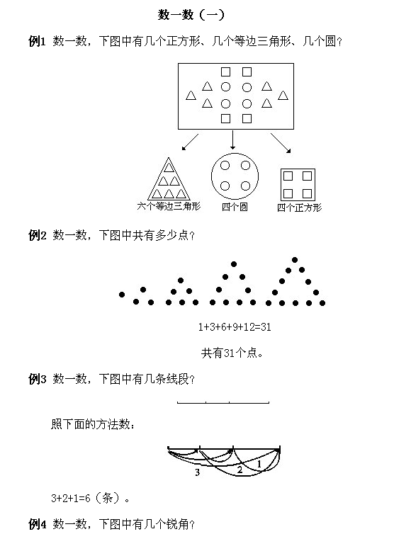 经典例题讲解：一年级上册91