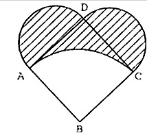 小学六年级奥数几何问题练习题：圆与扇形1